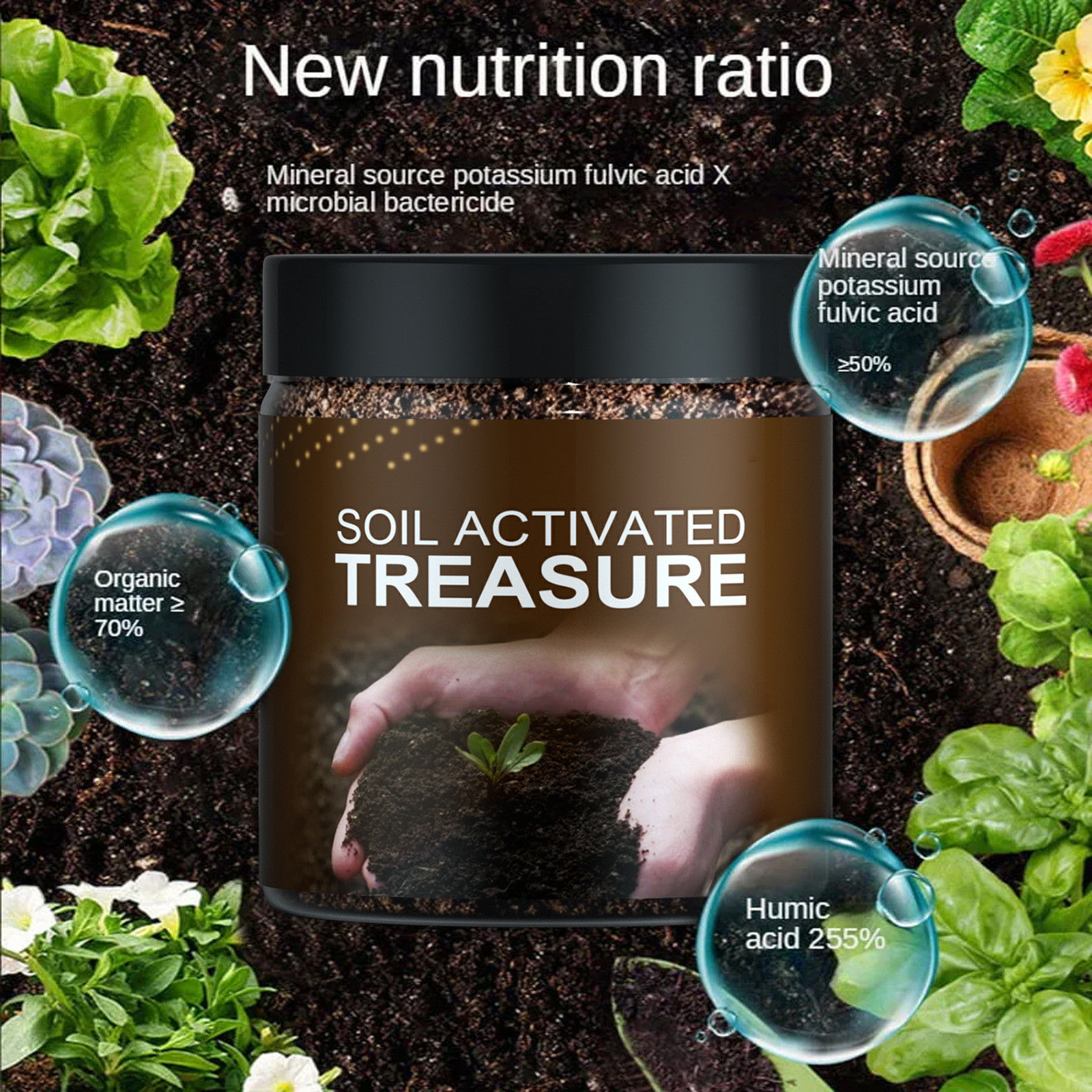 Nutrient Soil Loose Soil Of Mine Source Modifier Prevent Hardening And Promote