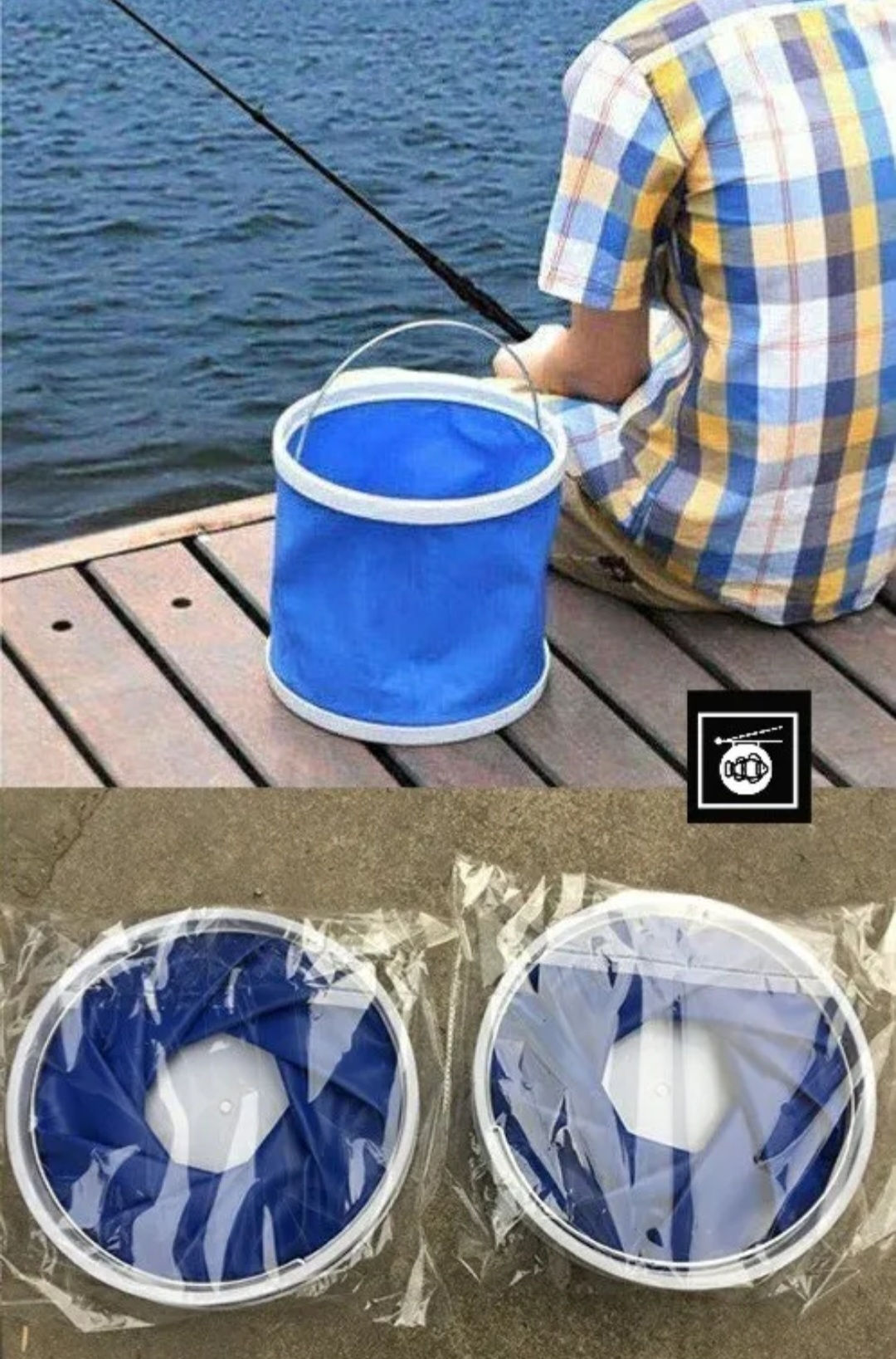 11L Bucket Folding Bucket Car Wash Car Bucket Portable Fishing Bucket camping