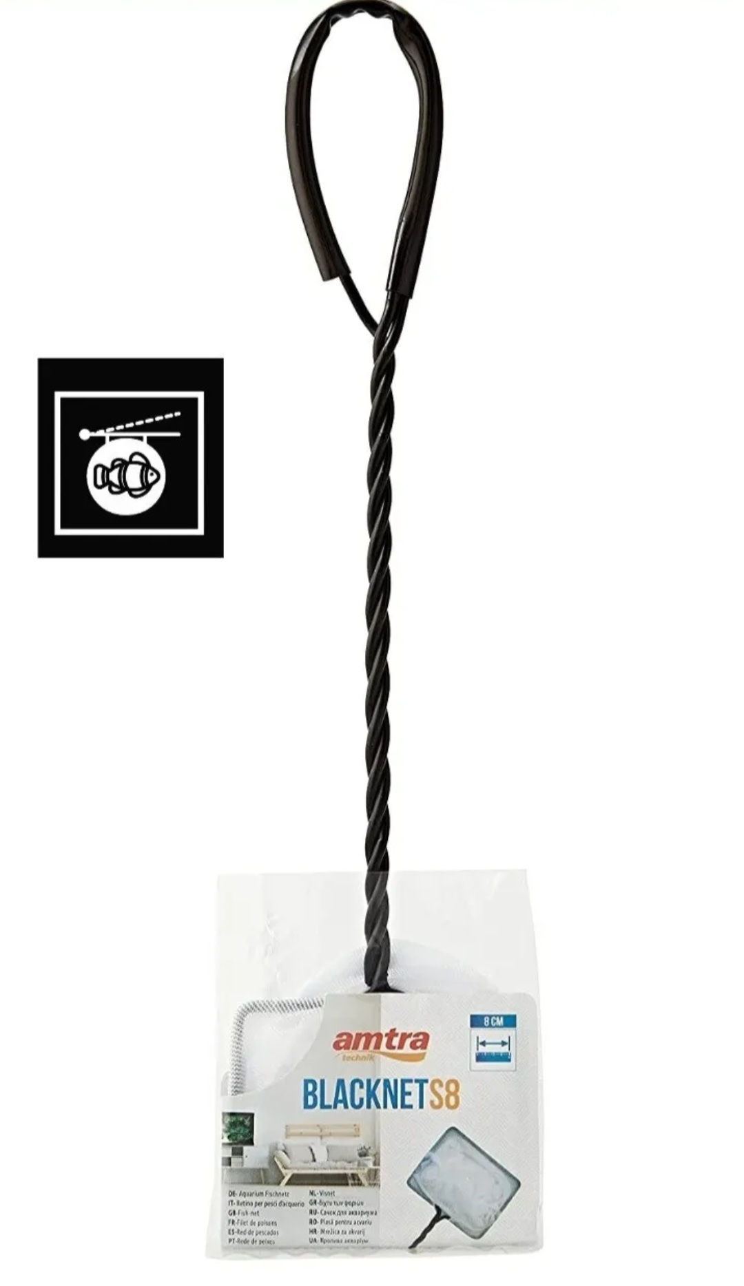 AQUARIUM FISH TANK NET 8X5CM TROPICAL COLDWATER MARINE SHRIMP BETTA GUPPIES 🐠