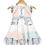 Thumbnail: Toddlers Floral Print Patchwork Dress