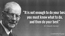 W. EDWARDS DEMING