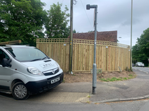 Fence with trellis