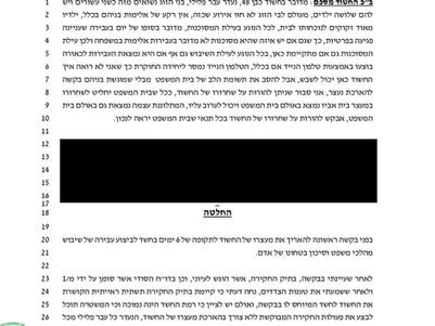 שחרור בהארכת מעצר ראשונה: חשד להפצת תמונות אינטימיות ופגיעה בפרטיות