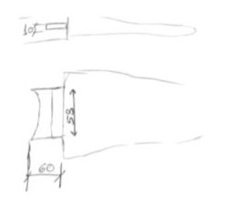 Boceto fijación aspa