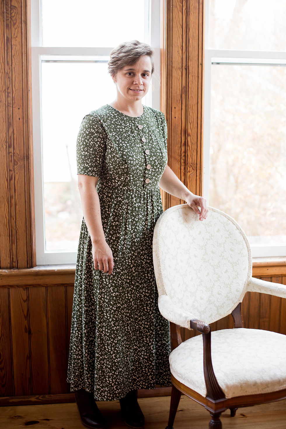 Olive Animal Print Ribbed | per half yard