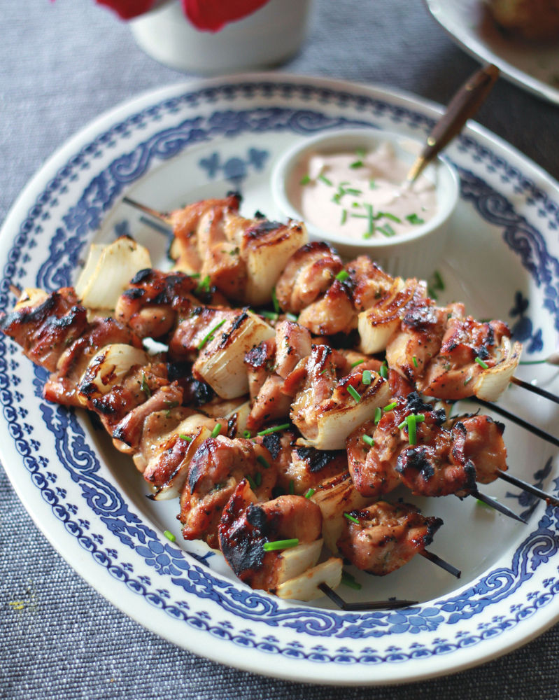 Grilled Paprika Chicken Skewers