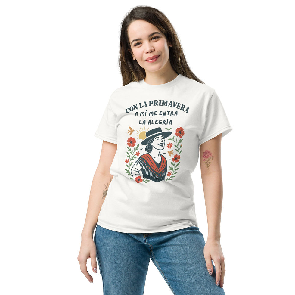 Miniatura: Camiseta unisex Con la Primavera Mujer