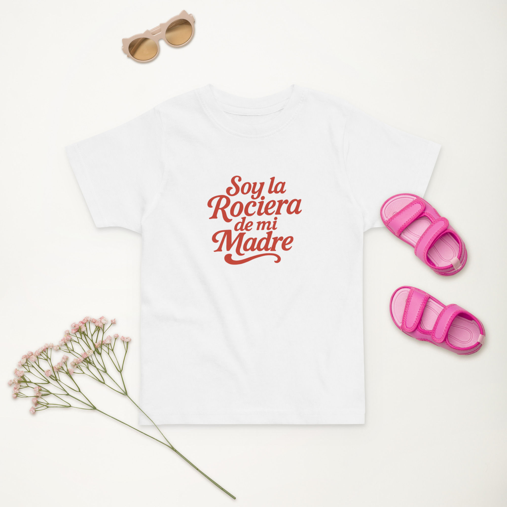 Camiseta unisex niño Rociera Madre