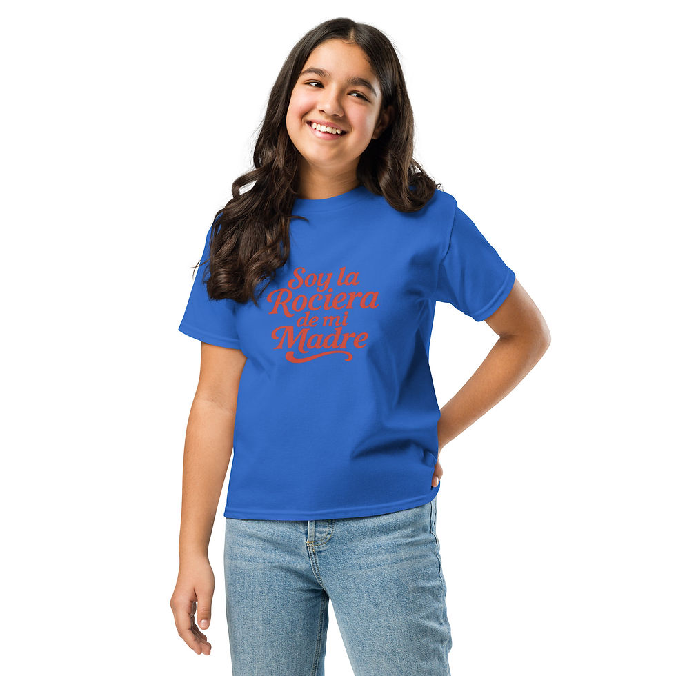 Miniatura: Camiseta unisex adolescente Rociera Madre