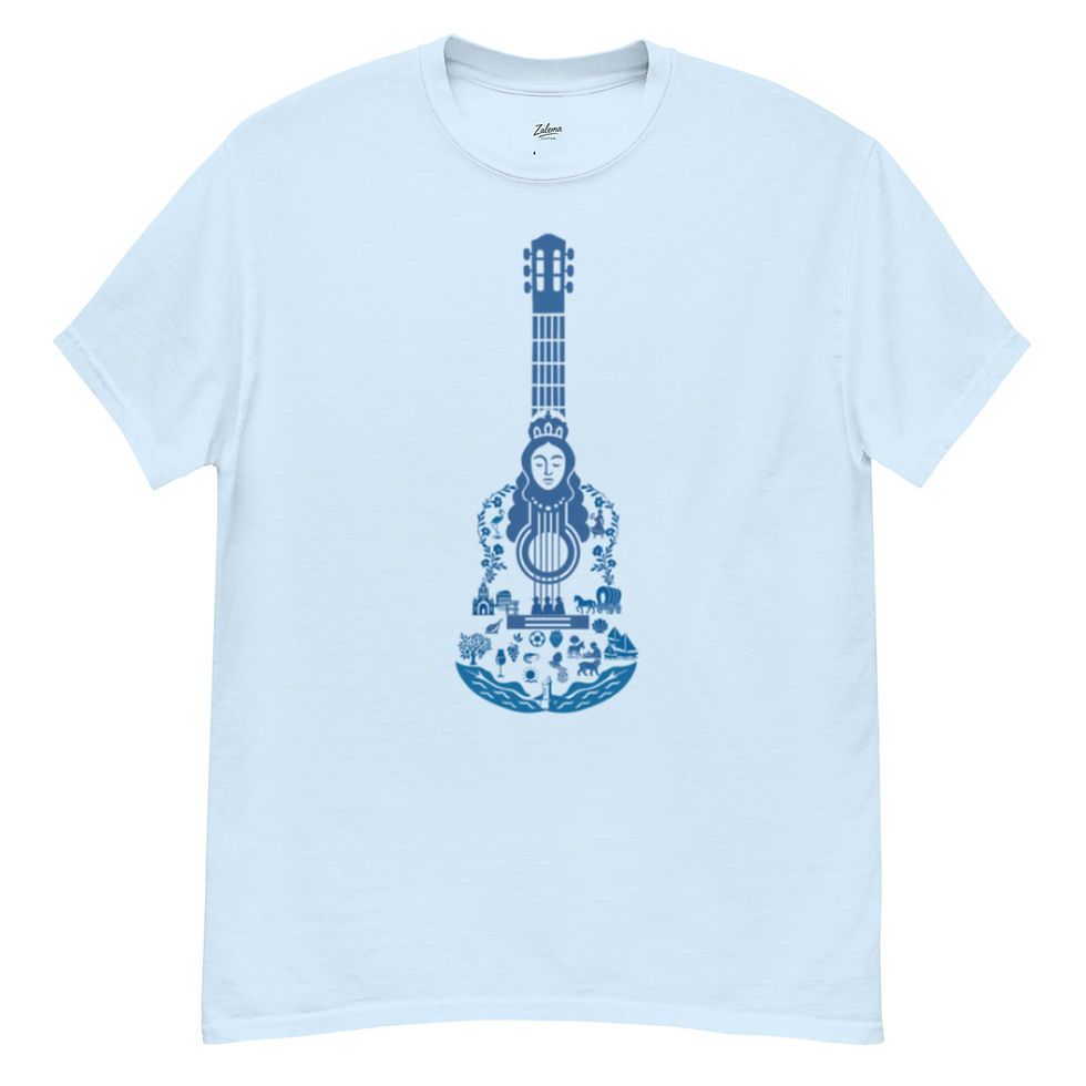 Miniatura: Camiseta unisex Guitarra Huelva