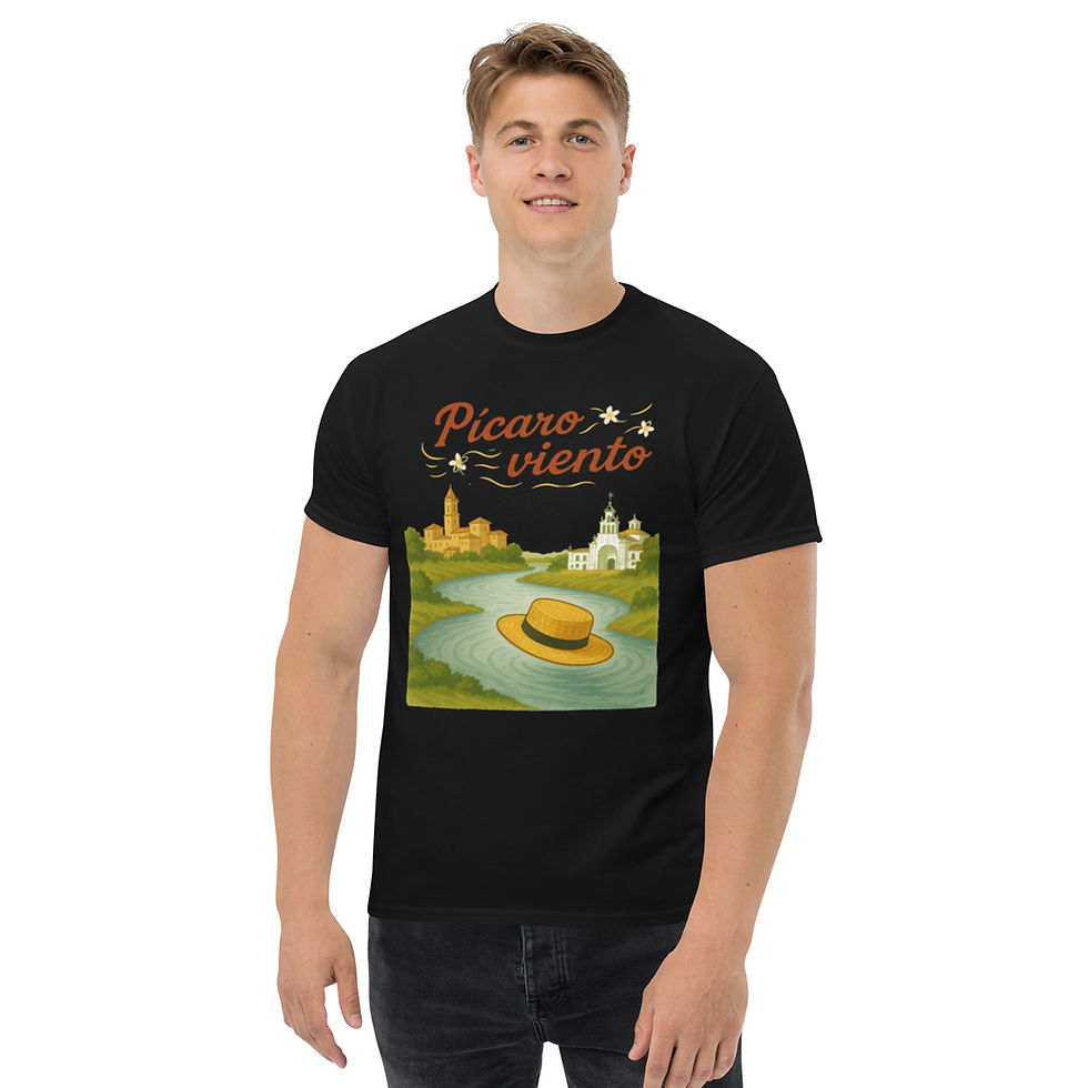 Miniatura: Camiseta clásica unisex. Pícaro viento
