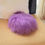 Thumbnail: Mongolian Sheepskin Wool  Cushion Cover in White/ Lilac