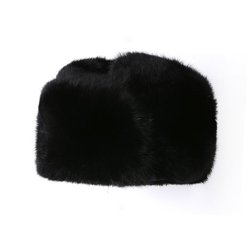 【極美品】 WACKOMARIA Rabbit Fur Hat Black Rabbit Fur Russian Hat | daymisfurry