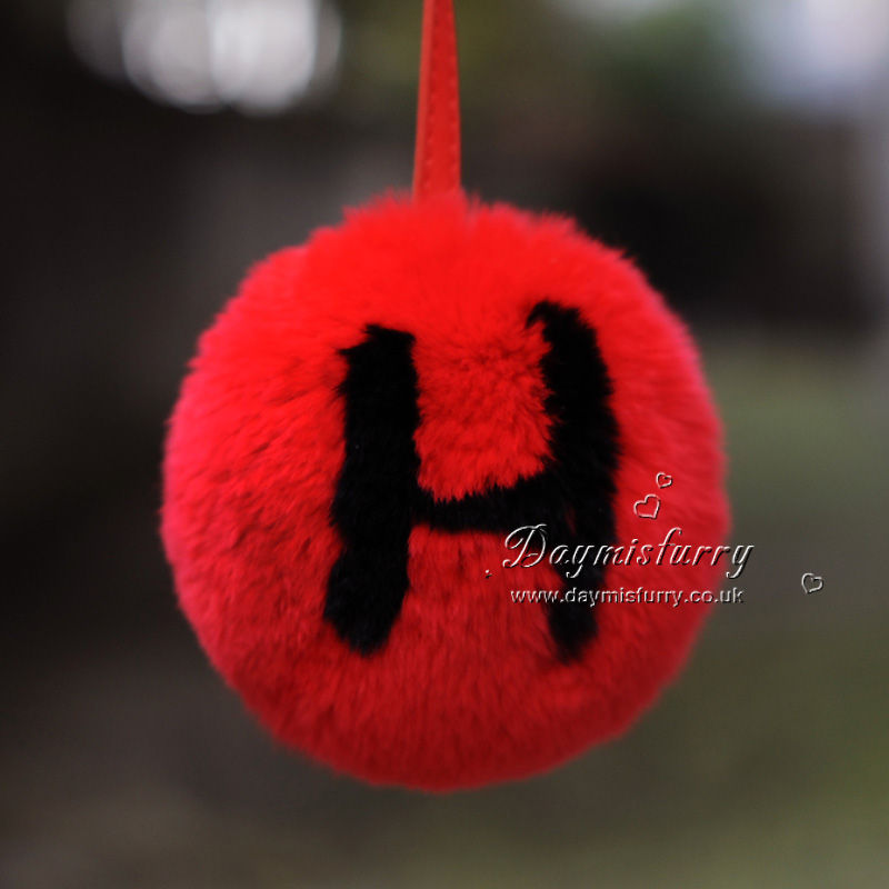 Thumbnail: Rex Rabbit Fur Ball Bag Charm