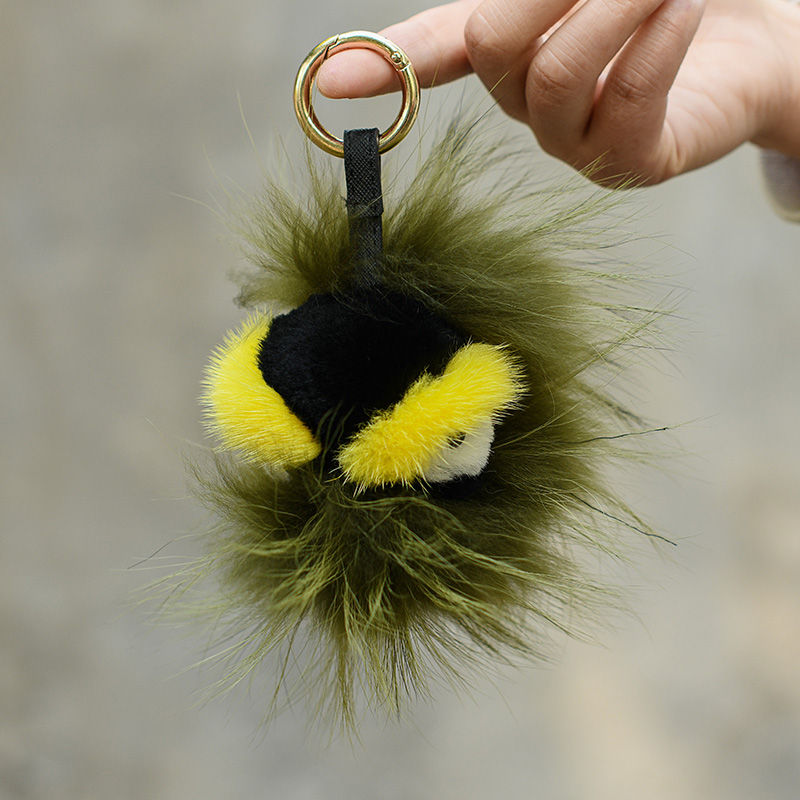 Thumbnail: Fox Fur Bag Charm / Key Ring