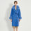 Thumbnail: Cashmere Coat With Fox Fur Collar & Cuffs in Blue
