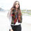 Thumbnail: Knit Fox Fur Scarf in Multi Color