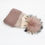 Thumbnail: Angora Knit Hat With  Raccoon Fur Pom Pom