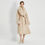 Thumbnail: Cashmere Wool Coat With Fur Collar &Cuffs in Beige