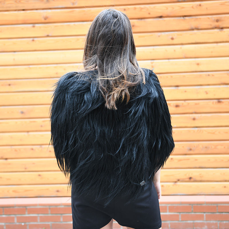 Thumbnail: Premium Goat Wool Jacket in Black