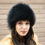 Thumbnail: Knit Finn Black  Fox Fur Hat