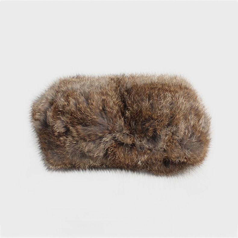 Thumbnail: Rabbit Fur Headband in Natural Tan