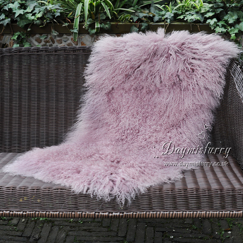 Thumbnail: Mongolian Lamb Fur Rug