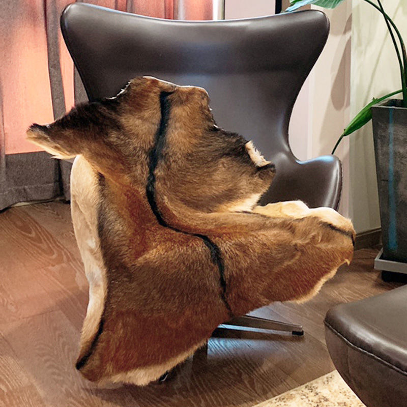 Thumbnail: 1 Pelt  Goat Skin  Rug in Natural Colour