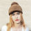 Thumbnail: Ladies Wool Peaked Baseball Cap With Fox Fur Pompom