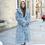 Thumbnail: Patched Rabbit Fur Long Coat