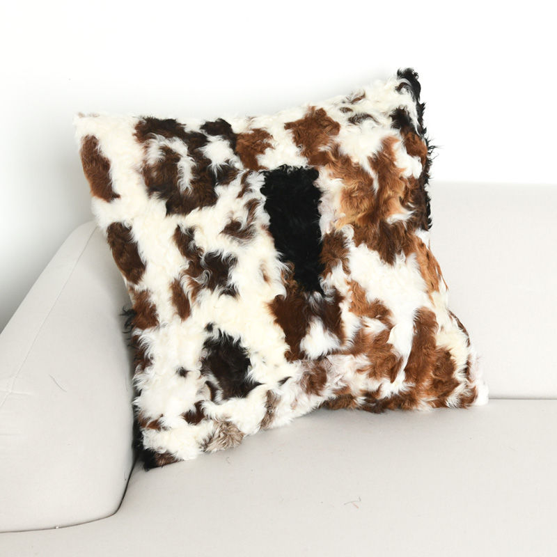 Lamb Fur Pillow Cover in Natural Colur