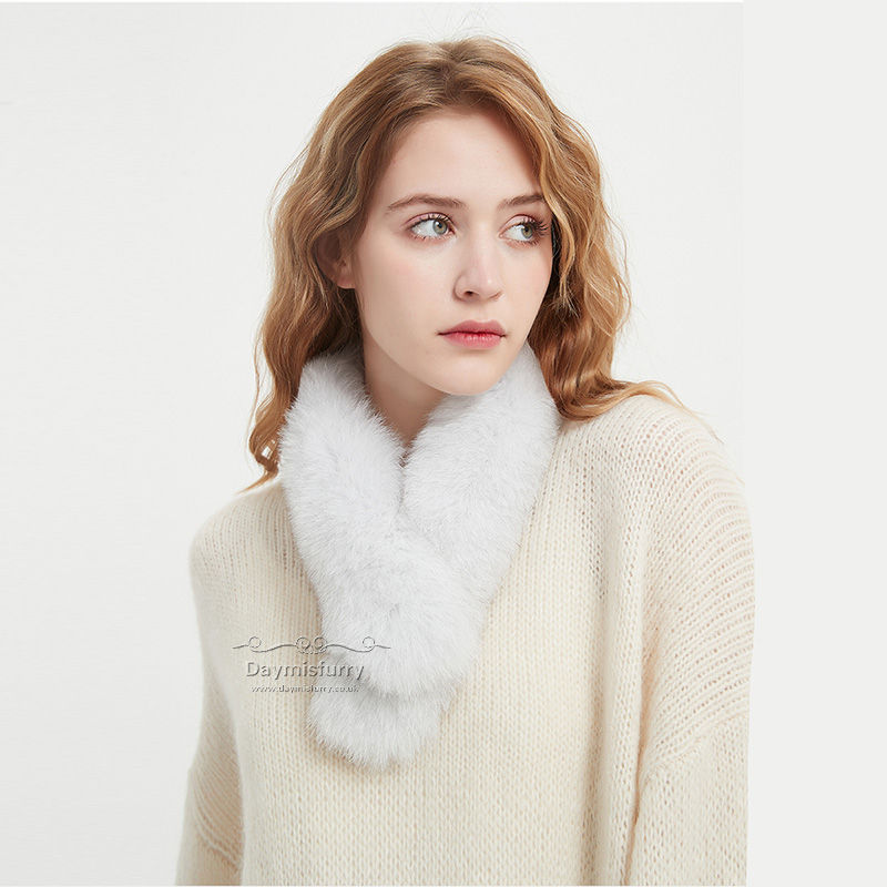 Thumbnail: Natural Blue Fox Fur Scarf