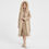 Thumbnail: Cashmere Hooded Coat  in Beige