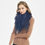 Thumbnail: Mongolian Lamb Fur Scarf in Navy