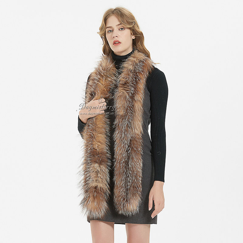 Thumbnail: Knit  Crystal Fox Fur  Scarf