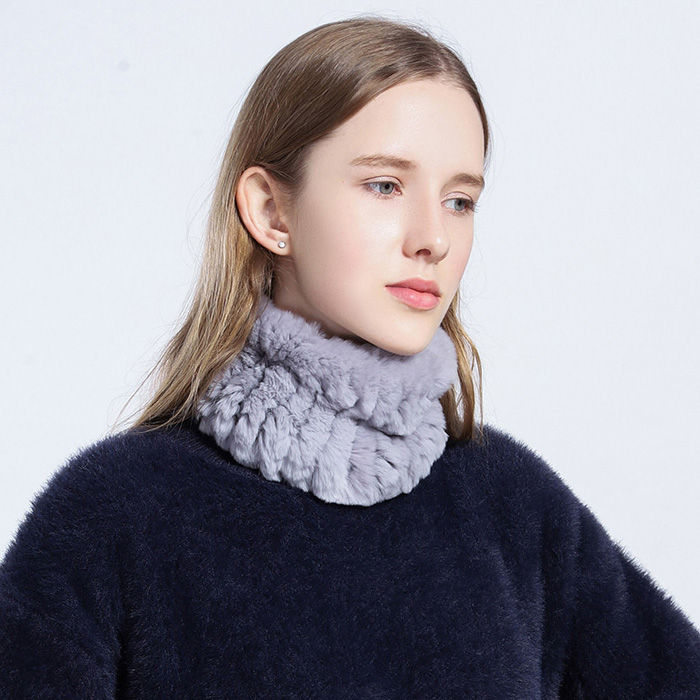 Thumbnail: Rex Rabbit Fur Headbands / Fur Snood