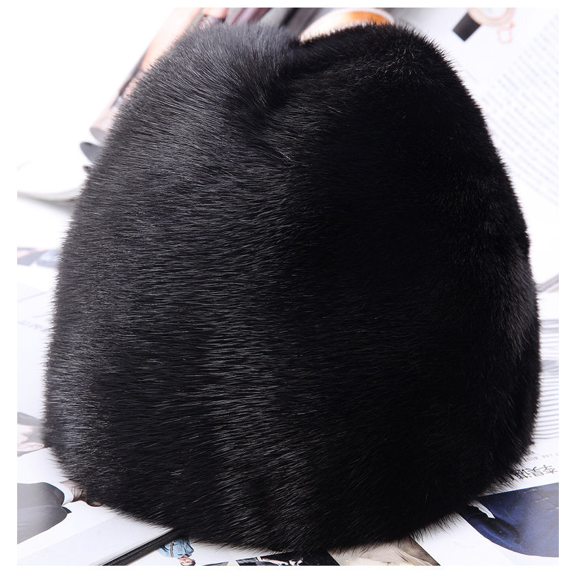 Thumbnail: Men’s Black Mink Fur Hat