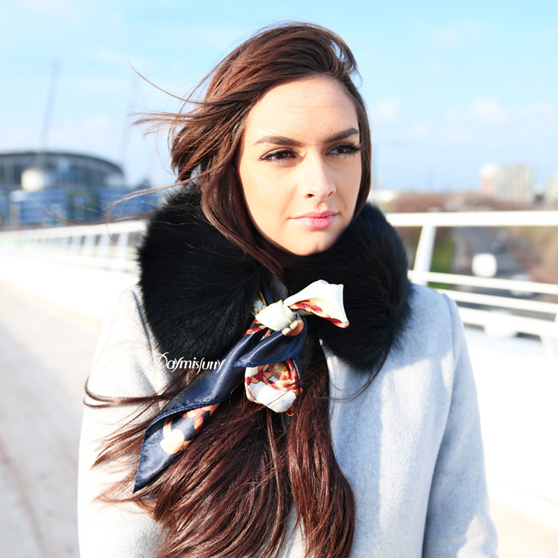 Thumbnail: Black Fox Fur Collar