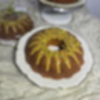 Bizcocho con crema de pistacho