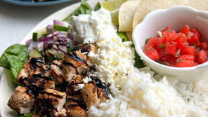 Balsamic Chicken Tacos with Watermelon Salsa