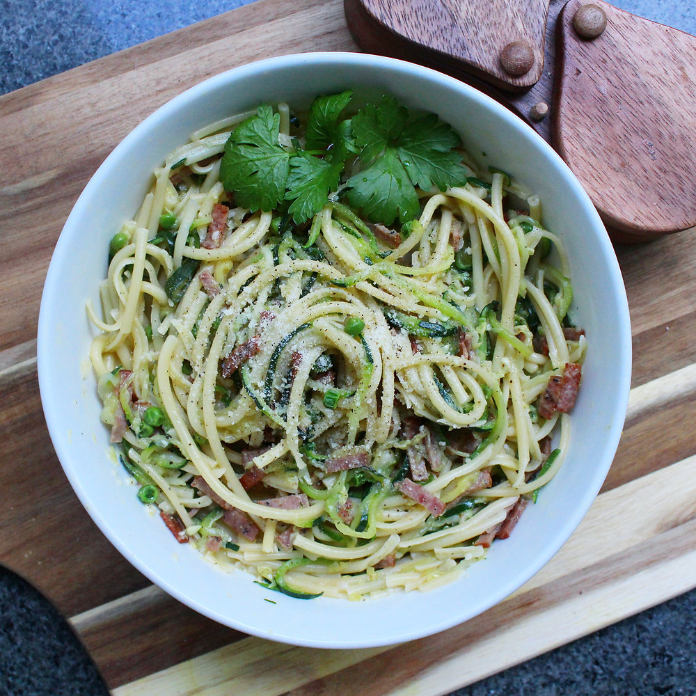 Low Carb Spaghetti Carbonara