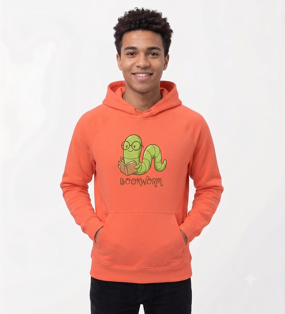 Thumbnail: Unisex Bookworm Bookish Hoodie