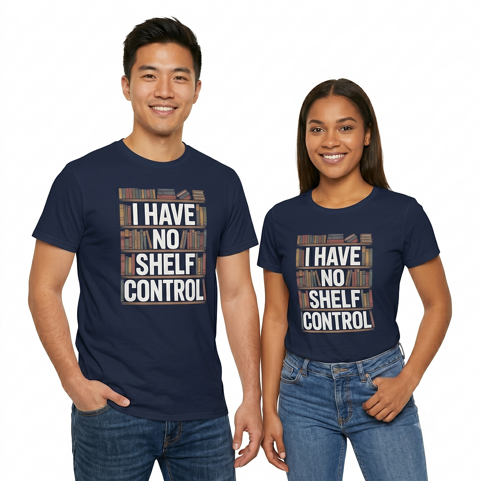 Thumbnail: I Have No Shelf Control Short-Sleeve Unisex T-Shirt Reading Shirt