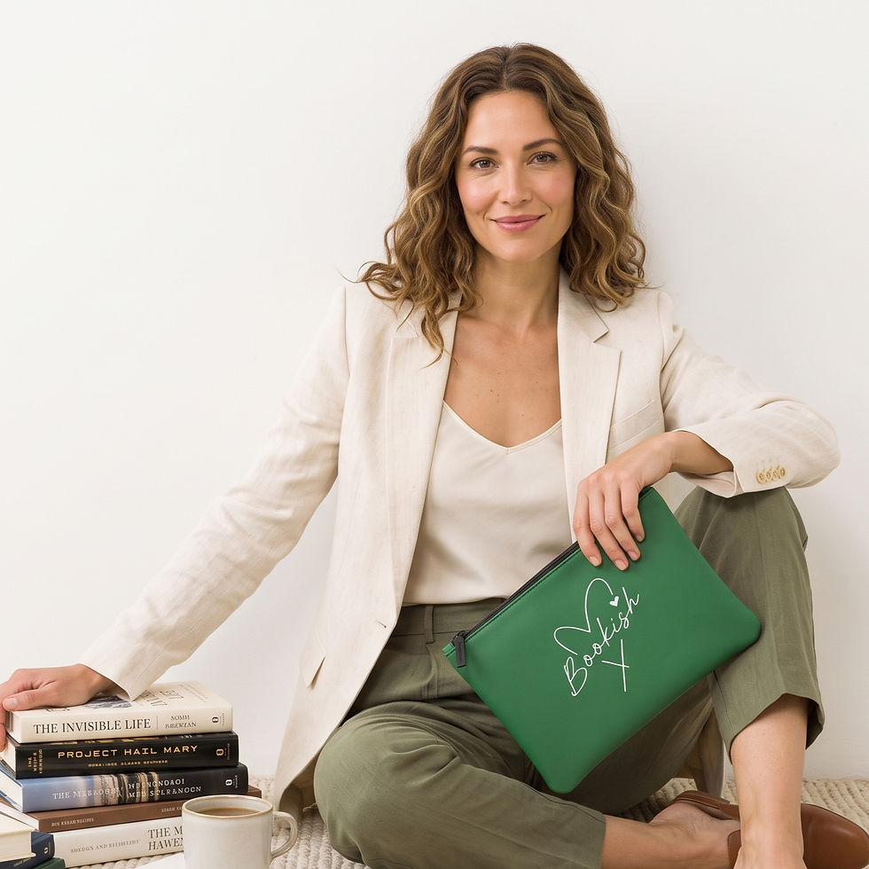 Thumbnail: Bookish Crossbody Bag for Readers and Writers - Green Bookish Gifts