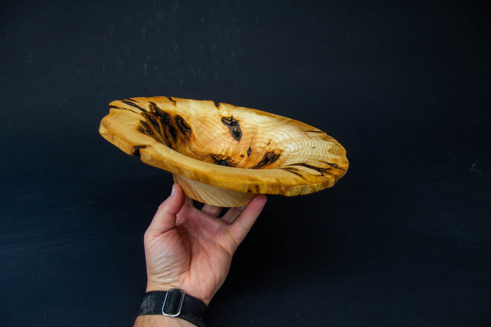 Thumbnail: Decorative Ash Wooden Bowl