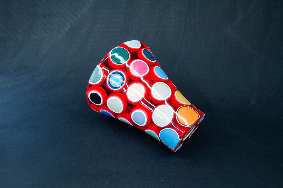 Thumbnail: Red Golf Ball Hybrid Vase