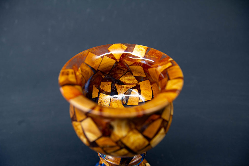 Thumbnail: Colour Shifting Hybrid Burl Goblet
