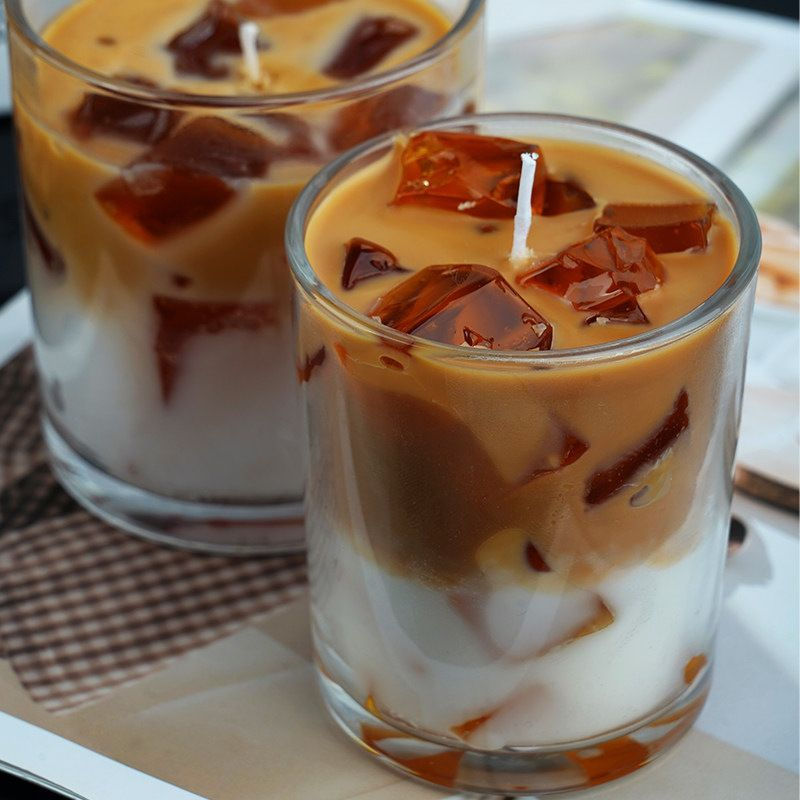 Izdelava sveč: Iced Matcha Latte ali Ledena Kava
