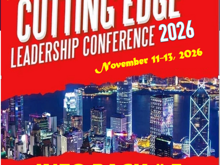 9th CUTTING EDGE CONF IN HONGKONG INFO PACK #5 ( For Other Nationalities)
