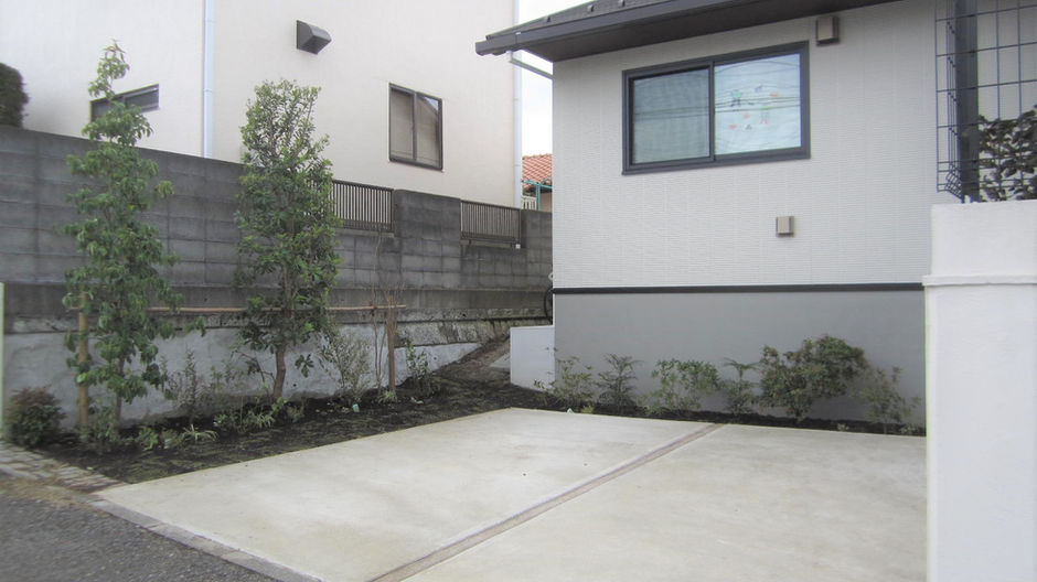 個人邸 植樹 施工 後